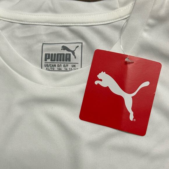 Puma LIGA Jersey Jr. Kids XL White DRYcell NWT Boys or Girls, Unisex - Picture 7 of 12